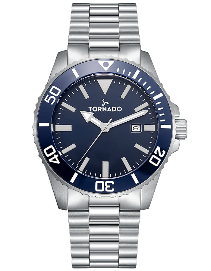 Tornado LUMINA ANALOG Men's Analog Blue Dial Watch - T22001-SBSN