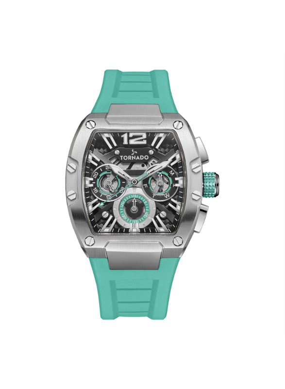 Tornado XENITH Men's Analog Black Dial Watch - T23105-SSHB