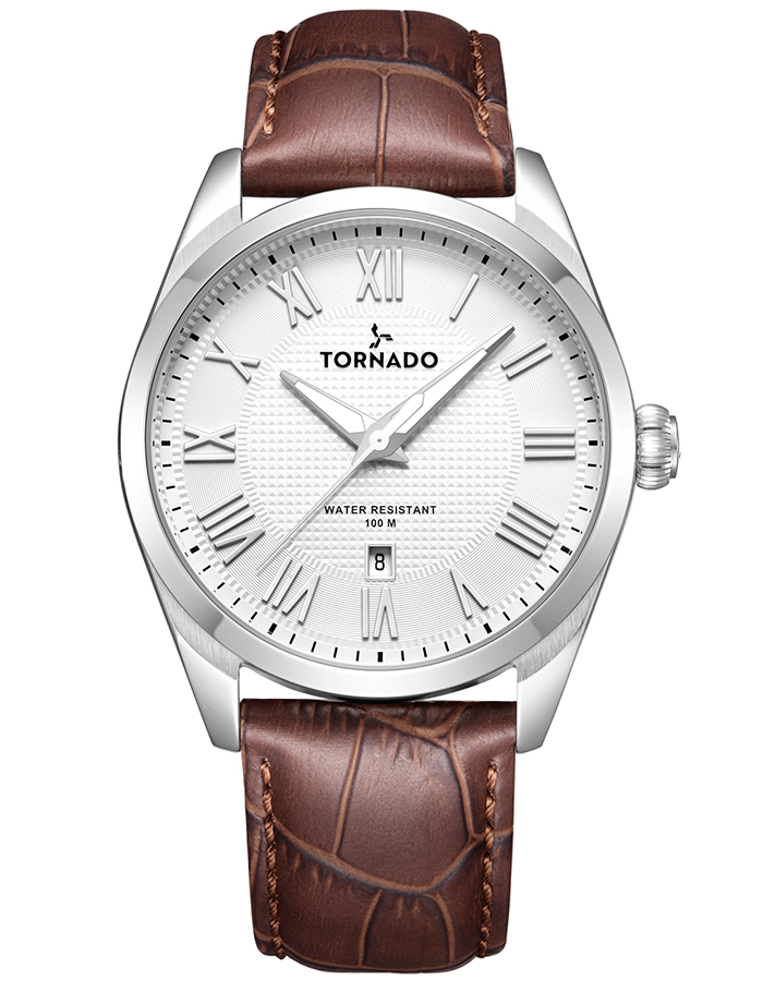 Tornado CLASSIC ANALOG Men's Analog White Dial Watch - T8007-SLDW