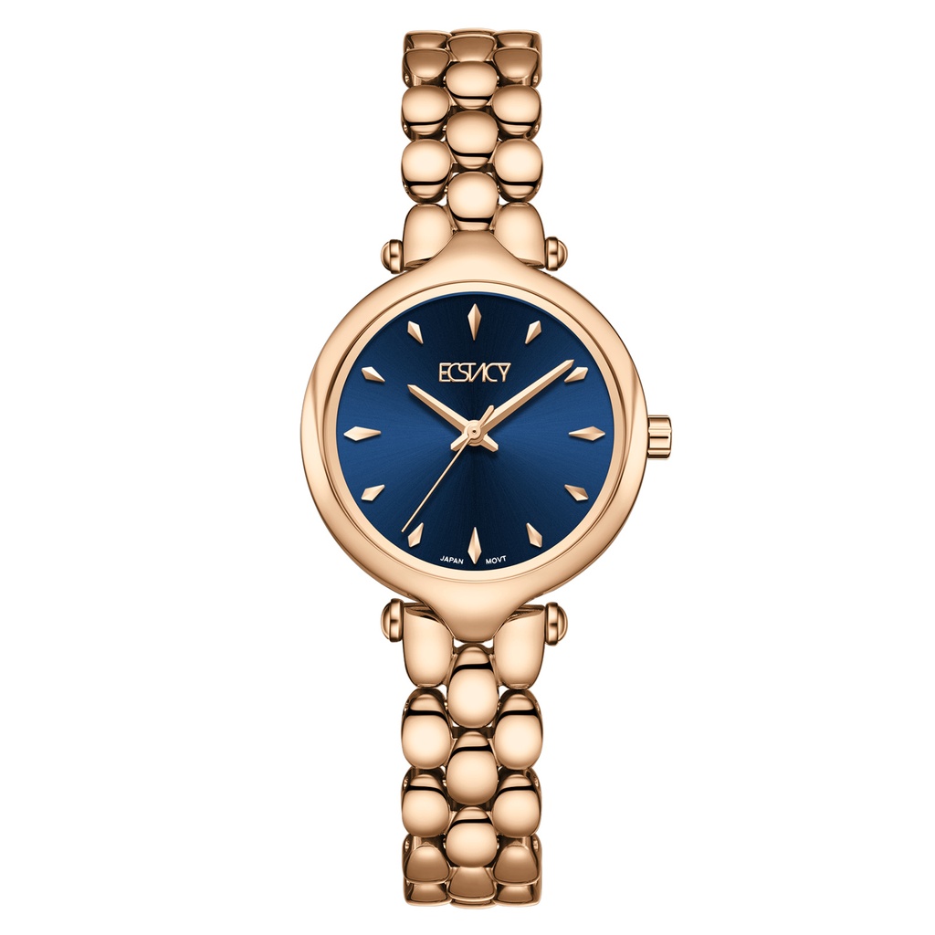 ECSTACY Women 2035 Fn Blue Dial E25503-RBKN