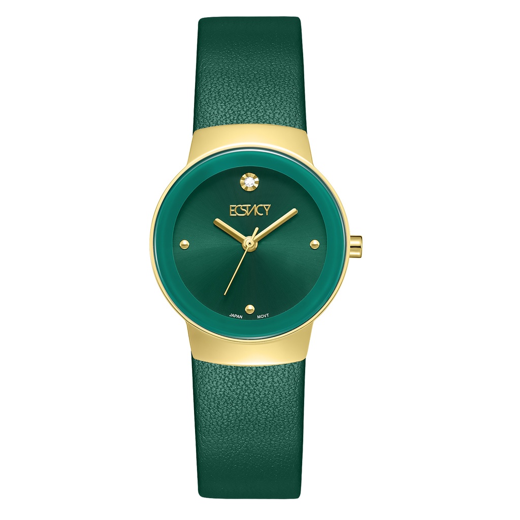 ECSTACY Women VJ21 Fn Gold Dial E25505-GLGG
