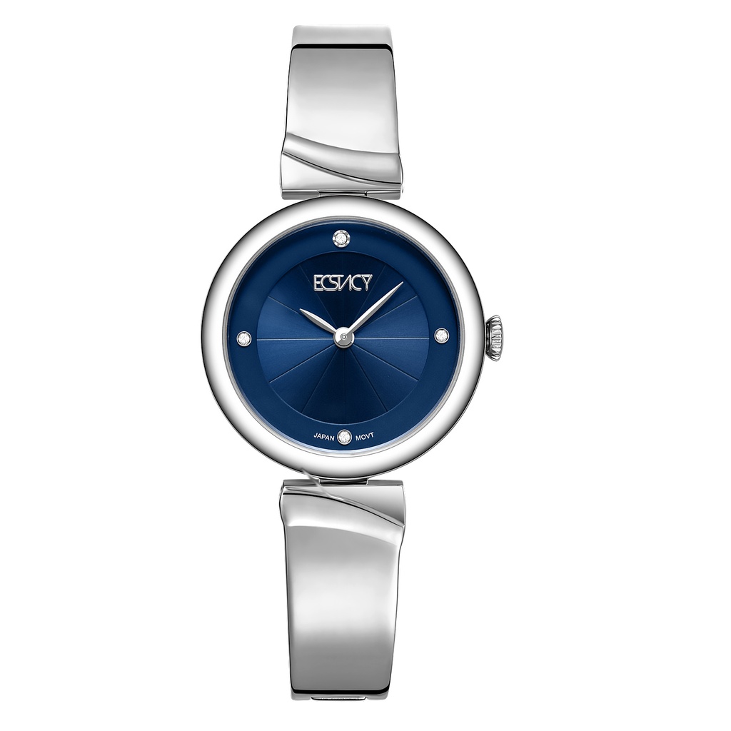 ECSTACY Women VJ20 Fn Blue Dial E25508-SBSN