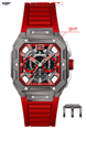 TORNADO Men Multi Function Fn Red Dial T26101-XFRR