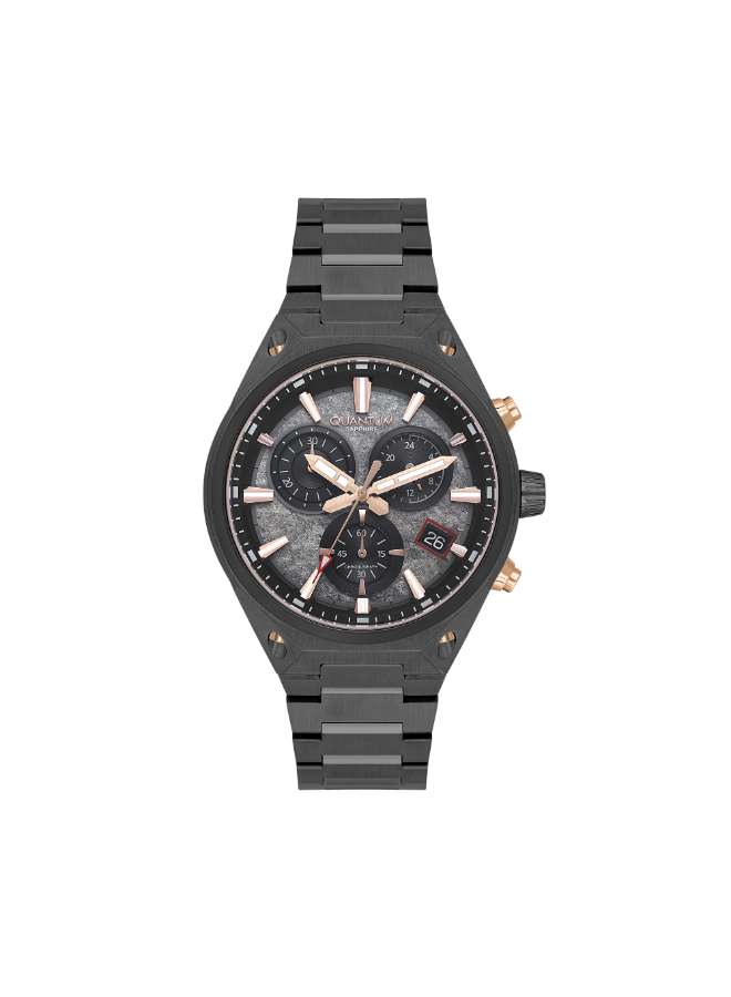 QUANTUM Men's Chronograph Beige Dial Watch - HNG1172.050