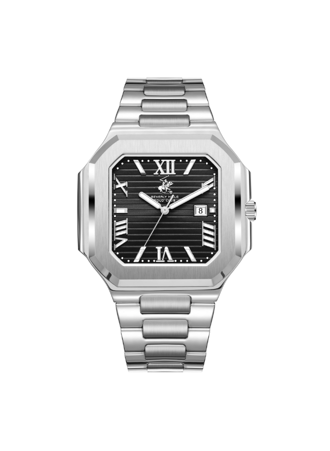 Beverly Hills Polo Club Men's Analog Grey Dial Watch - BP3845X.350