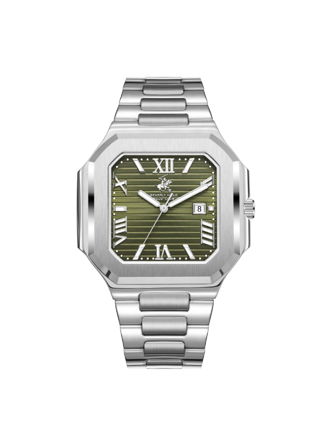 Beverly Hills Polo Club Men's Analog Grey Dial Watch - BP3845X.370