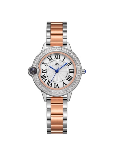[K22530-KBKW] Kenneth Scott Women's Analog White Dial Watch - K22530-KBKW