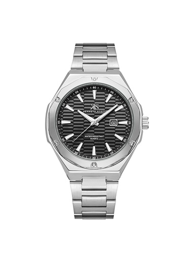 [K23026-SBSB] Kenneth Scott Men's Analog Black Dial Watch - K23026-SBSB