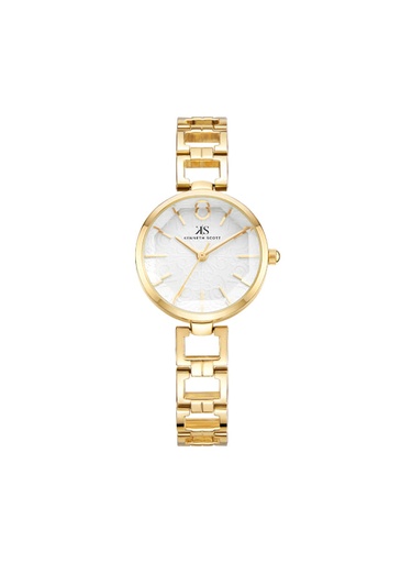 [K23514-GBGW] Kenneth Scott Women's Analog White Dial Watch - K23514-GBGW