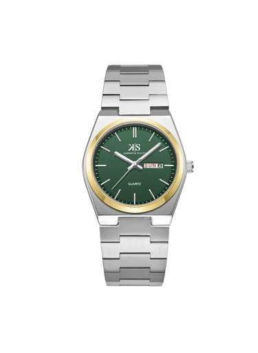 [K24011-TBSH] Kenneth Scott Men's Analog Green Dial Watch - K24011-TBSH