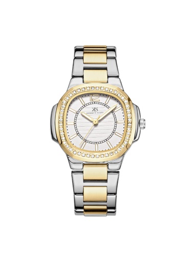 [K24507-TBTW] Kenneth Scott Women's Analog White Dial Watch - K24507-TBTW
