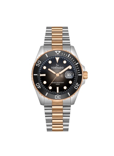 [T22001-KBKB] Tornado LUMINA ANALOG Men's Analog Onyx Black Dial Watch - T22001-KBKB