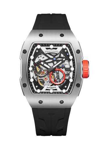 [T24302-SSBB] Tornado Xenith Autonova Men's Automatic Black Dial Watch - T24302-SSBB