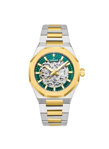 [T24303-TBTH] Tornado AUTONOVA AUTOMATIC Men's Automatic Dark Green Dial Watch - T24303-TBTH