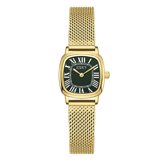 [E25502-GMGG] ECSTACY Women VJ20 Fn Gold Dial E25502-GMGG