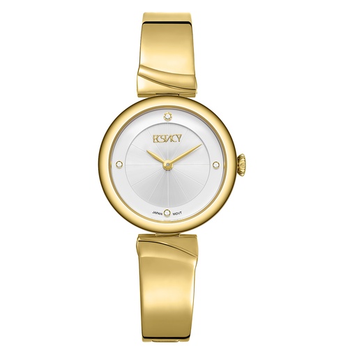 [E25508-GBGW] ECSTACY Women VJ20 Fn White Dial E25508-GBGW