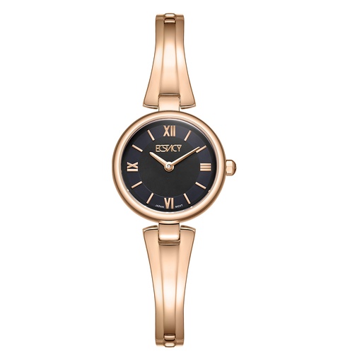 [E25509-RBKMB] ECSTACY Women GL12 Fn MOP Black Dial E25509-RBKMB