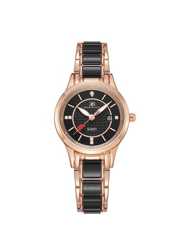 [K23517-RCBB] Kenneth Scott Women's Analog Black Dial Watch - K23517-RCBB