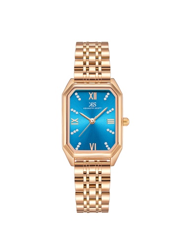[K23519-RBKL] Kenneth Scott Women's Analog Blue Dial Watch - K23519-RBKL