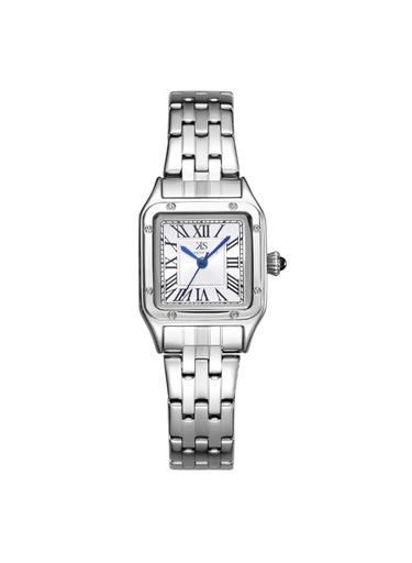 [K25512-SBSW] Kenneth Scott Women's Analog White Dial Watch - K25512-SBSW
