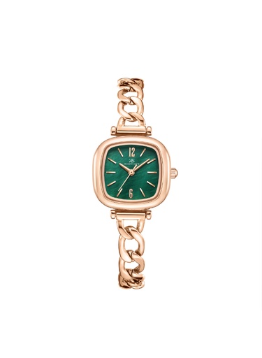 [K23513-RBKG] Kenneth Scott Women's Analog Green Dial Watch - K23513-RBKG