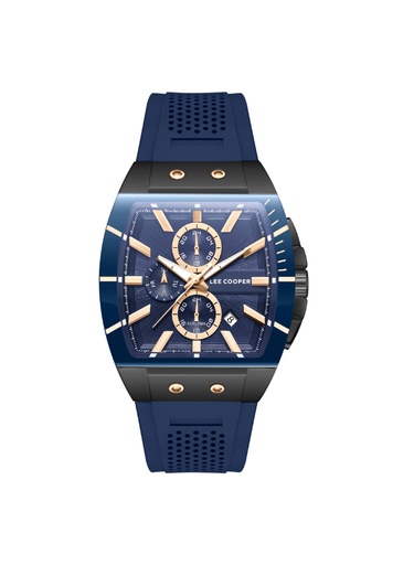 [LC08081.099] LEE COOPER Men's Multi Function Dark Blue Dial Watch - LC08081.099