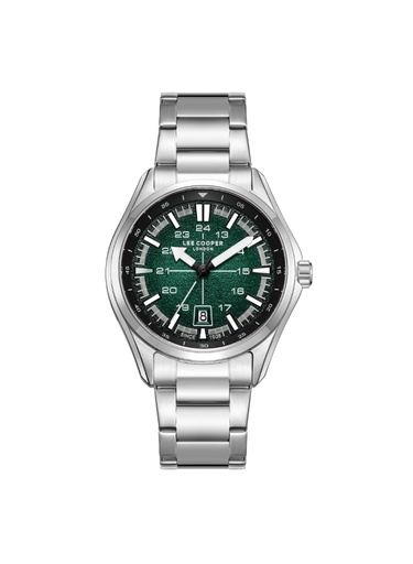 [LC08200.370] Lee Cooper Men's Analog Dark Green Dial Watch - LC08200.370