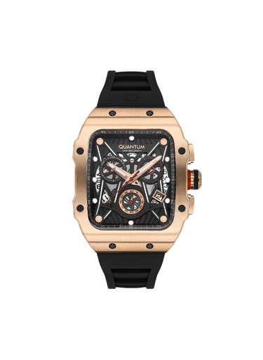 [HNG1080.451] Quantum Men's Chronograph Black Dial Watch - HNG1080.451