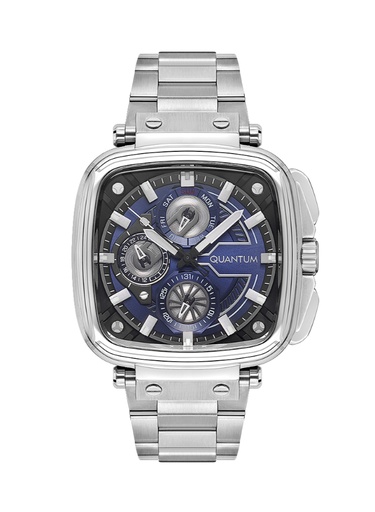 [PWG1092.390] Quantum Men's Multifunction Dark Blue Dial Watch - PWG1092.390