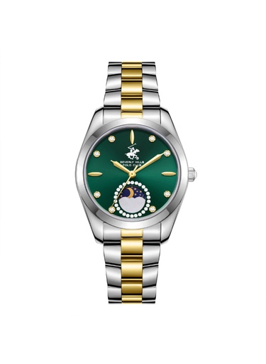 [BP3833X.270] Beverly Hills Polo Club Women's Analog Green Dial Watch - BP3833X.270