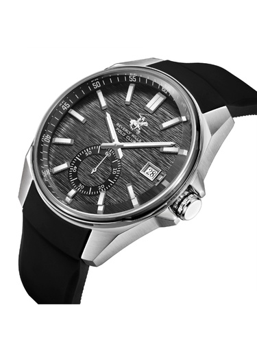 [BP3837X.361] Beverly Hills Polo Club Men's Multi Function Black Dial Watch - BP3837X.361