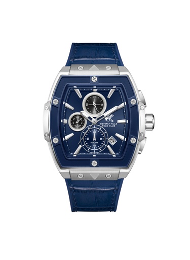 [BP3841X.399] Beverly Hills Polo Club Men's Multi Function Blue Dial Watch - BP3841X.399