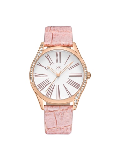 [K23534-RLES] Kenneth Scott Women's Analog White Dial Watch - K23534-RLES