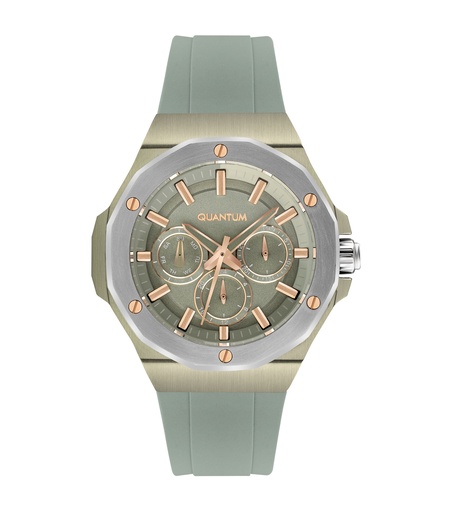 [IML1163.777] QUANTUM Women's Multi Function Light Green Dial Watch - IML1163.777